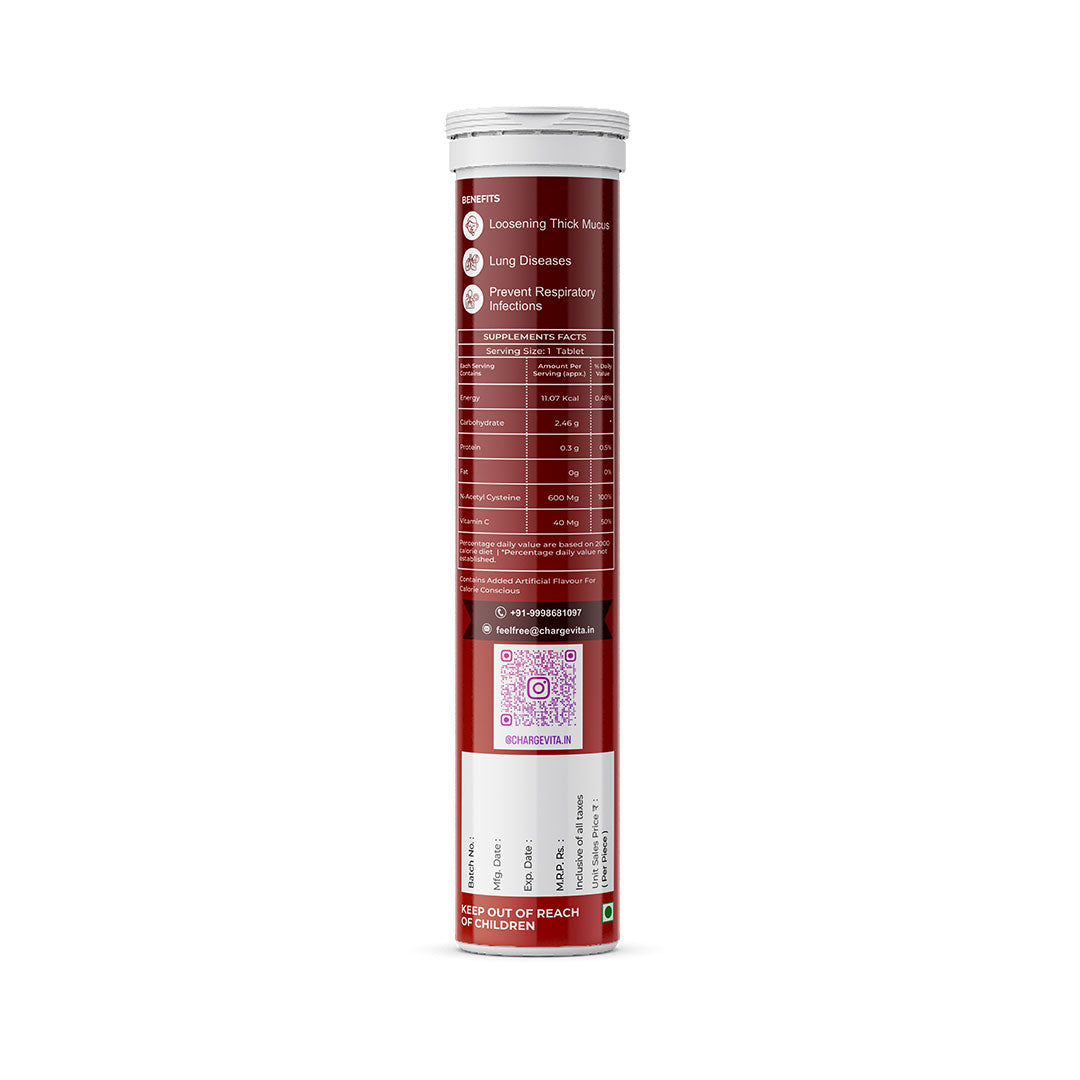 ChargeVita Healthy Lungs Effervescent Tablets