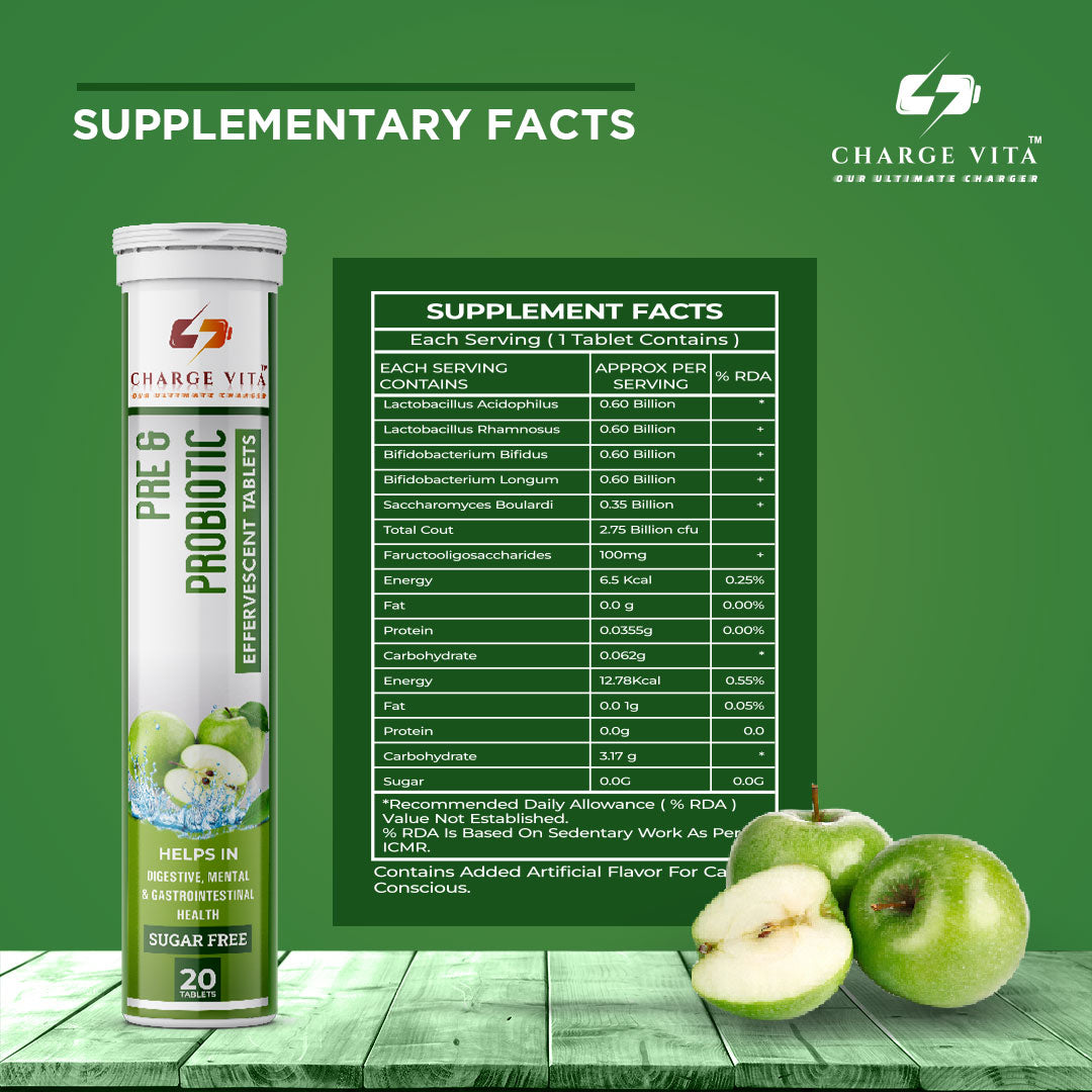 Pre & Probiotic Effervescent Tablets
