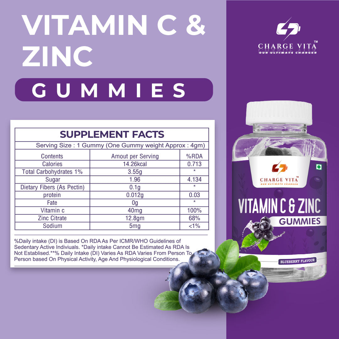 Vitamin C and Zinc gummies