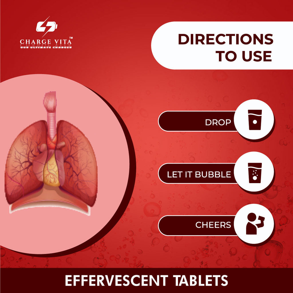 ChargeVita Healthy Lungs Effervescent Tablets