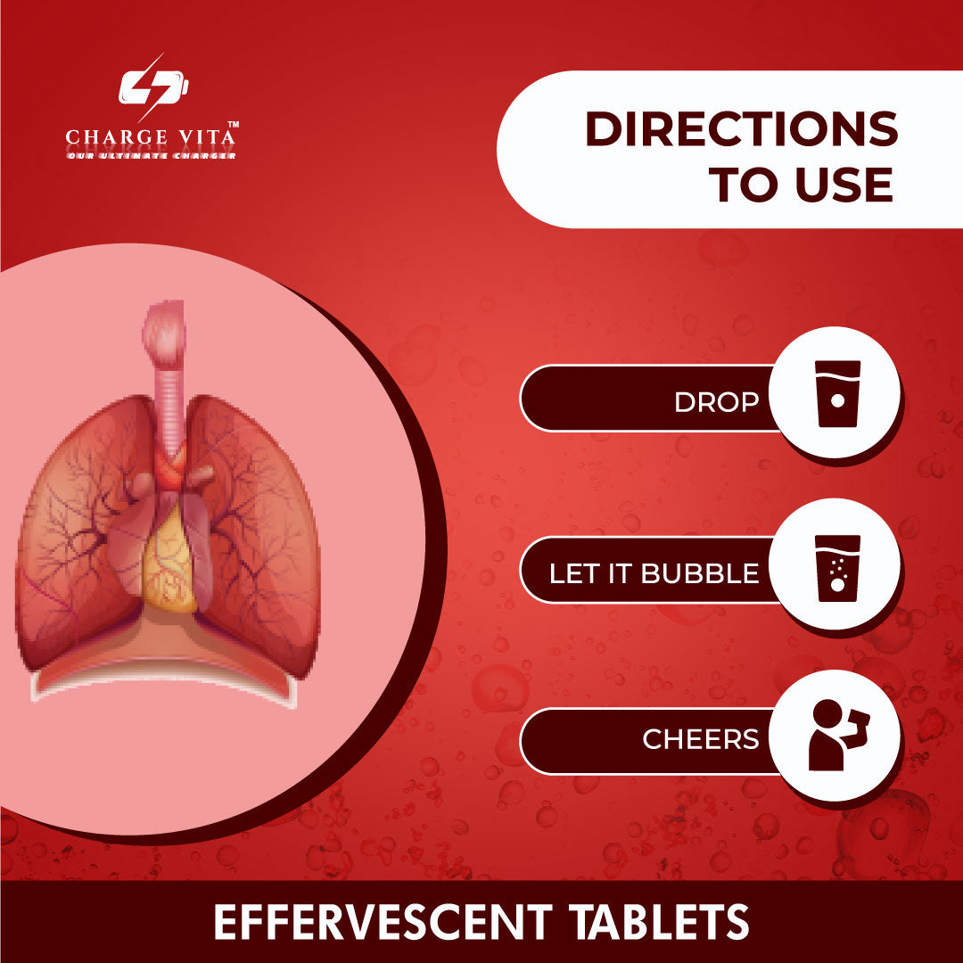 ChargeVita Healthy Lungs Effervescent Tablets