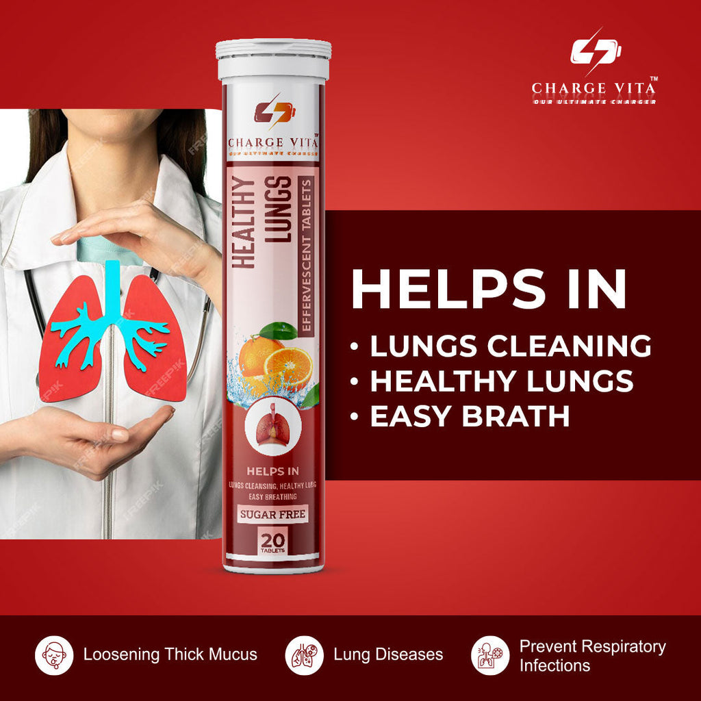 ChargeVita Healthy Lungs Effervescent Tablets
