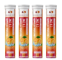 Natural Vitamin C & Zinc (Pack Of 4)