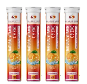 Natural Vitamin C & Zinc (Pack Of 4)